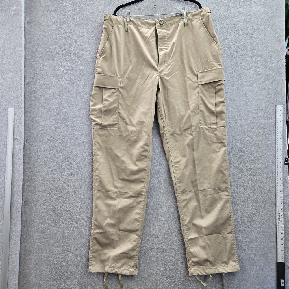 Propper Men Pants L/LONG Brown Cargo Ripstop F520138250 BDU Trouser 33" NWT‎